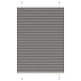 vidaXL Plissé rolgordijn 40x100 cm stofbreedte 39,4 cm antraciet