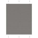 vidaXL Plissé rolgordijn 40x100 cm stofbreedte 39,4 cm antraciet
