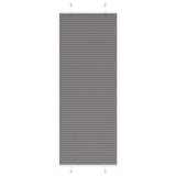 vidaXL Plissé rolgordijn 40x100 cm stofbreedte 39,4 cm antraciet
