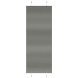 vidaXL Plissé rolgordijn 40x100 cm stofbreedte 39,4 cm antraciet