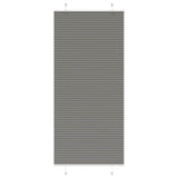vidaXL Plissé rolgordijn 40x100 cm stofbreedte 39,4 cm antraciet