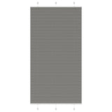 vidaXL Plissé rolgordijn 40x100 cm stofbreedte 39,4 cm antraciet