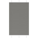vidaXL Plissé rolgordijn 40x100 cm stofbreedte 39,4 cm antraciet