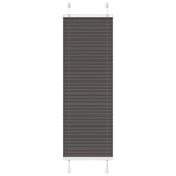 vidaXL Plissé rolgordijn 40x100 cm stofbreedte 39,4 cm antraciet