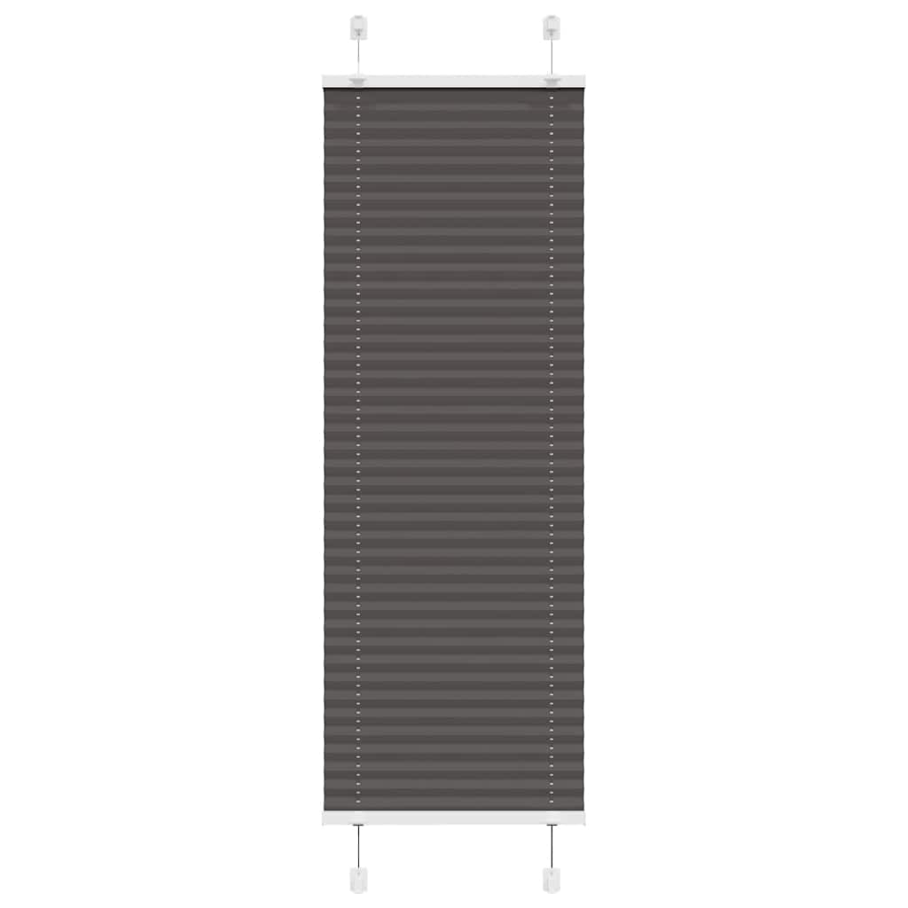 vidaXL Plissé rolgordijn 40x100 cm stofbreedte 39,4 cm antraciet