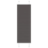 vidaXL Plissé rolgordijn 40x100 cm stofbreedte 39,4 cm antraciet