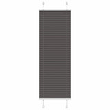 vidaXL Plissé rolgordijn 40x100 cm stofbreedte 39,4 cm antraciet