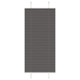 vidaXL Plissé rolgordijn 40x100 cm stofbreedte 39,4 cm antraciet