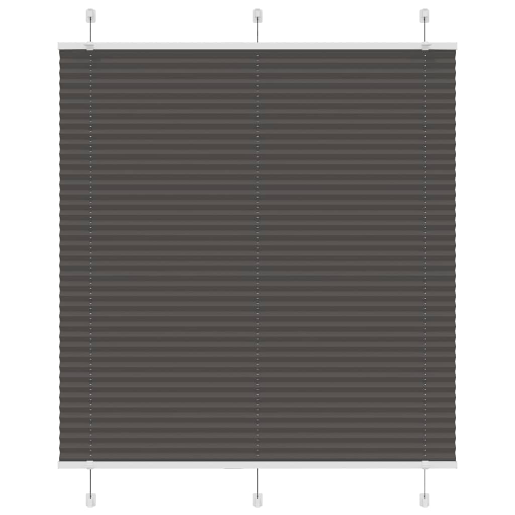 vidaXL Plissé rolgordijn 40x100 cm stofbreedte 39,4 cm antraciet