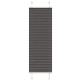 vidaXL Plissé rolgordijn 40x100 cm stofbreedte 39,4 cm antraciet