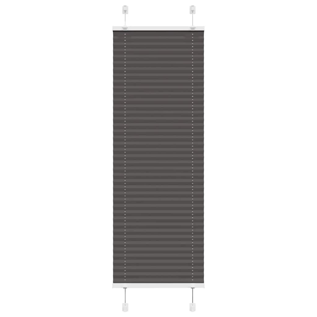 vidaXL Plissé rolgordijn 40x100 cm stofbreedte 39,4 cm antraciet
