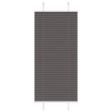 vidaXL Plissé rolgordijn 40x100 cm stofbreedte 39,4 cm antraciet