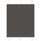 vidaXL Plissé rolgordijn 40x100 cm stofbreedte 39,4 cm antraciet