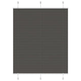 vidaXL Plissé rolgordijn 40x100 cm stofbreedte 39,4 cm antraciet
