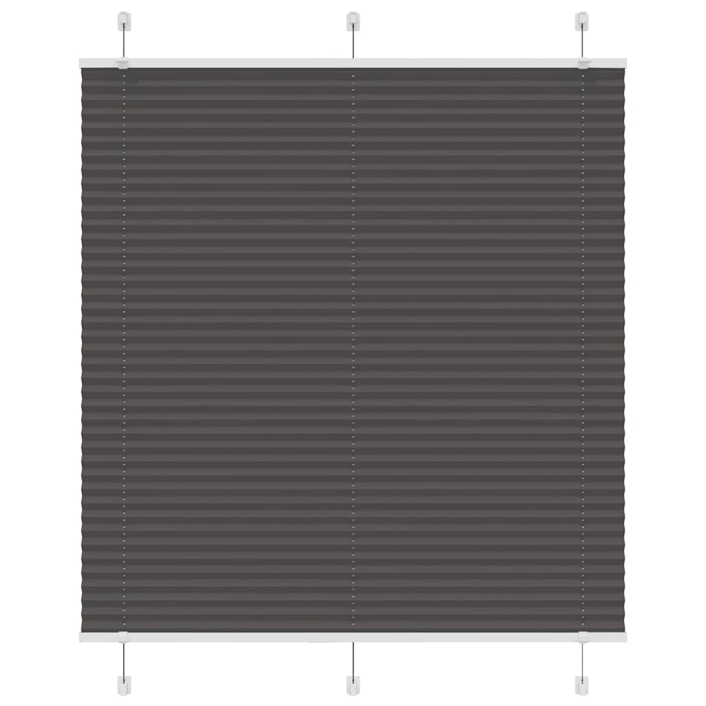 vidaXL Plissé rolgordijn 40x100 cm stofbreedte 39,4 cm antraciet