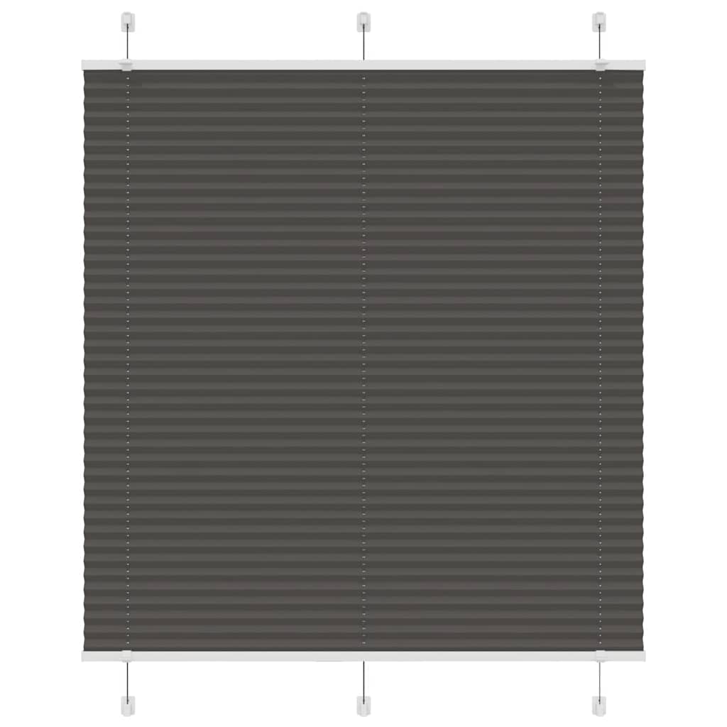 vidaXL Plissé rolgordijn 40x100 cm stofbreedte 39,4 cm antraciet
