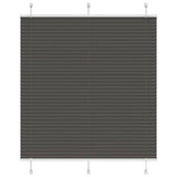 vidaXL Plissé rolgordijn 40x100 cm stofbreedte 39,4 cm antraciet