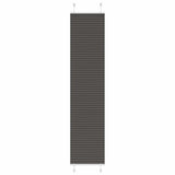 vidaXL Plissé rolgordijn 40x100 cm stofbreedte 39,4 cm antraciet
