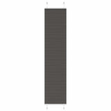 vidaXL Plissé rolgordijn 40x100 cm stofbreedte 39,4 cm antraciet