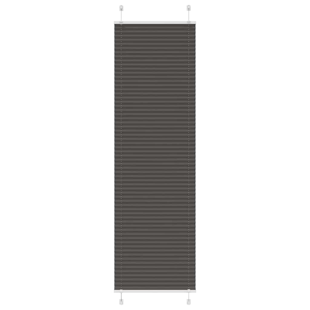 vidaXL Plissé rolgordijn 40x100 cm stofbreedte 39,4 cm antraciet