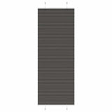 vidaXL Plissé rolgordijn 40x100 cm stofbreedte 39,4 cm antraciet