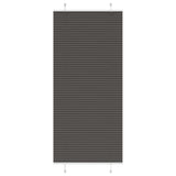 vidaXL Plissé rolgordijn 40x100 cm stofbreedte 39,4 cm antraciet