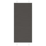 vidaXL Plissé rolgordijn 40x100 cm stofbreedte 39,4 cm antraciet