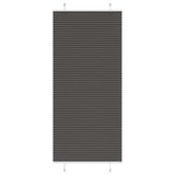 vidaXL Plissé rolgordijn 40x100 cm stofbreedte 39,4 cm antraciet