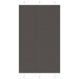 vidaXL Plissé rolgordijn 40x100 cm stofbreedte 39,4 cm antraciet
