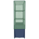 vidaXL Plantenbak verhoogd met kashoes 160x40x153 cm rattanlook