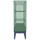 vidaXL Plantenbak verhoogd met kashoes 40x40x140 cm rattanlook