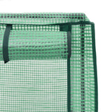 vidaXL Raised Planter with Cover and Wheels 80x50x182 cm Rattan Look