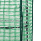 vidaXL Raised Planter with Cover and Wheels 80x50x182 cm Rattan Look