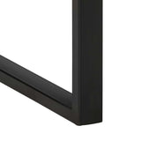 vidaXL Wandtafel 100x35x75 cm massief ruw mangohout