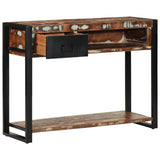 vidaXL Console table 100x35x75 cm solid rough mango wood