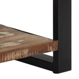 vidaXL Console table 100x35x75 cm solid rough mango wood