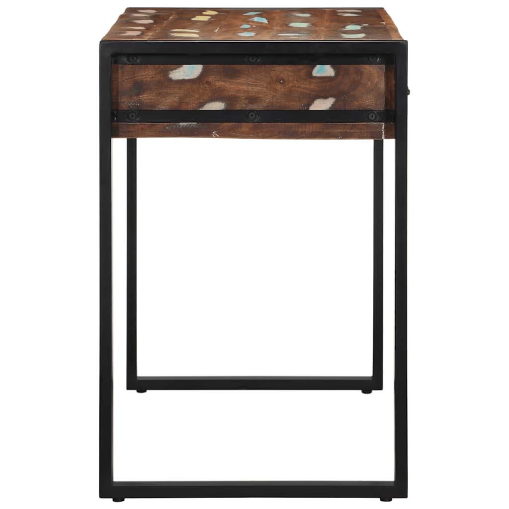 vidaXL Desk 100x50x75 cm solid rough mango wood