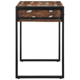 vidaXL Desk 100x50x75 cm solid rough mango wood