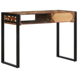 vidaXL Desk 100x50x75 cm solid rough mango wood