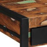 vidaXL Desk 100x50x75 cm solid rough mango wood
