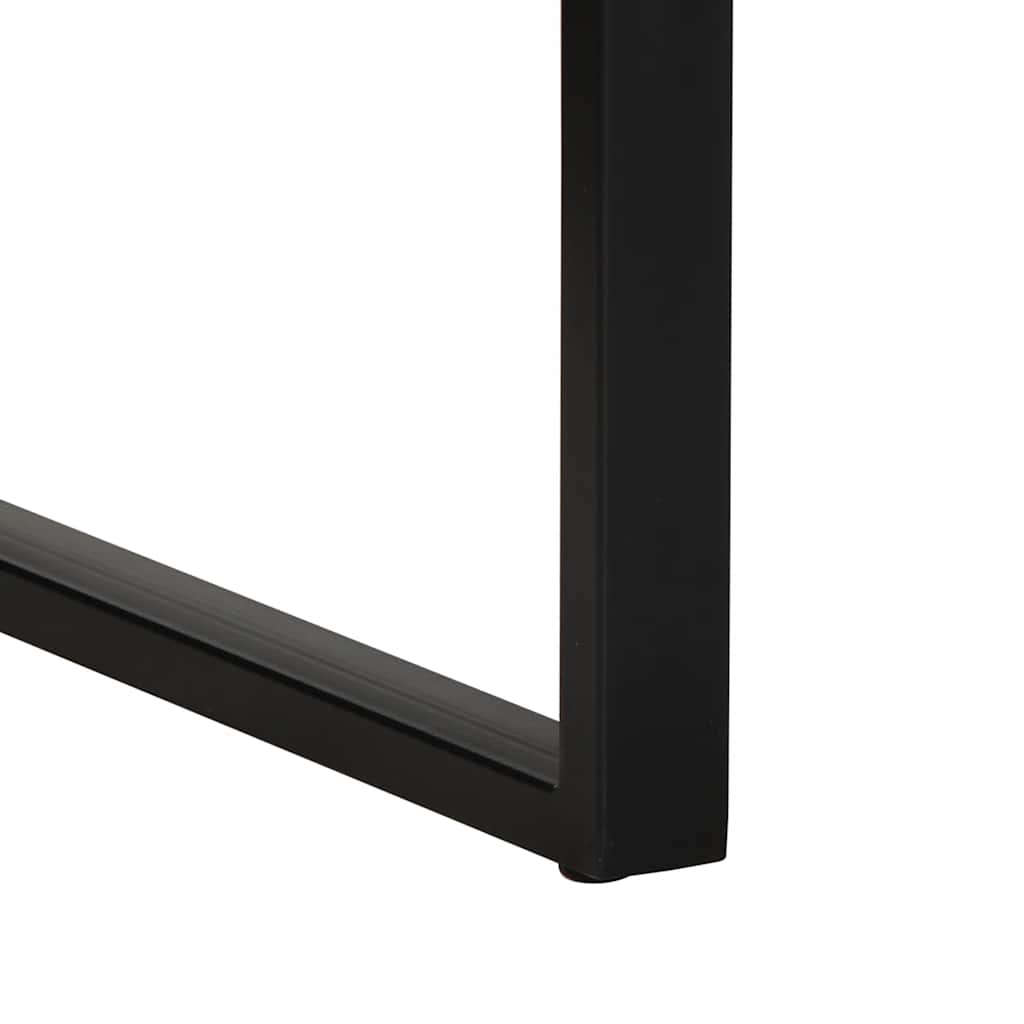 vidaXL Desk 100x50x75 cm solid rough mango wood