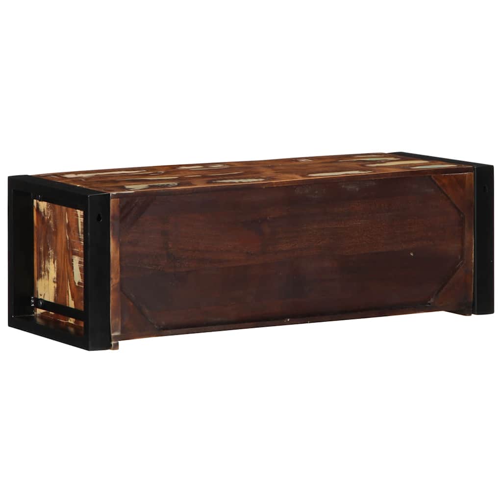 vidaXL Tv-meubel 80x30x25 cm massief ruw mangohout
