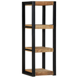 vidaXL Wandschap 35x35x100 cm massief ruw mangohout