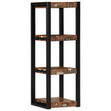vidaXL Wandschap 35x35x100 cm massief ruw mangohout