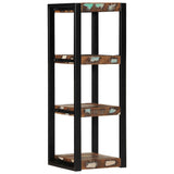 vidaXL Wandschap 35x35x100 cm massief ruw mangohout