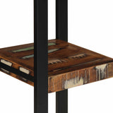 vidaXL Wandschap 35x35x100 cm massief ruw mangohout