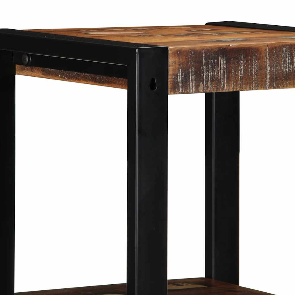 vidaXL Wandschap 35x35x100 cm massief ruw mangohout