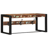 vidaXL Kapstok 80x35x35 cm massief ruw mangohout