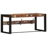 vidaXL Kapstok 80x35x35 cm massief ruw mangohout
