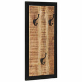 vidaXL Coat Rack 40x2x80 cm Solid Rough Mango Wood